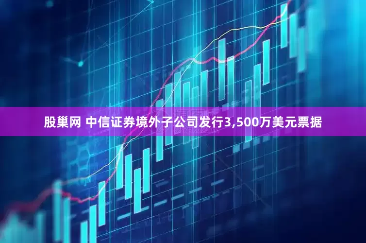 股巢网 中信证券境外子公司发行3,500万美元票据